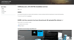 Desktop Screenshot of cadtrans.com